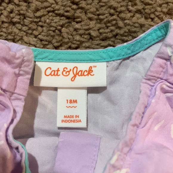 5/$35 Cat & Jack Dress With Bloomers - Picture 3 of 6
